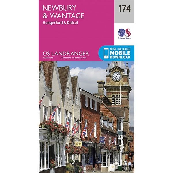 OS Landranger Map 174, Newbury and Wantage, Hungerford and Didcot
