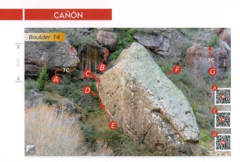 Albarracin and Bezas Bouldering Guidebook - slightly damaged