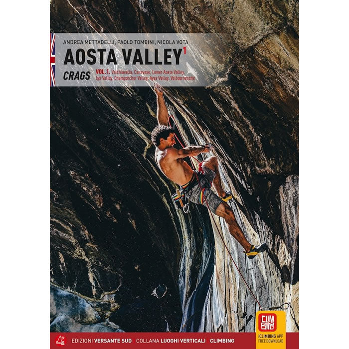 Aosta Valley Rock Climbing Guidebook (topo) – Crags, Volume 1