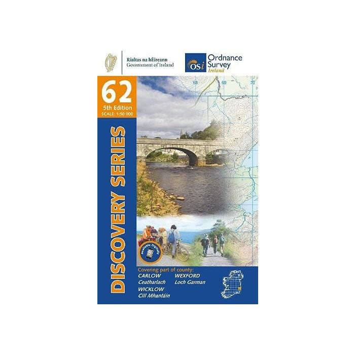 Irish Discovery Map 62, Carlow, Wexford and Wicklow