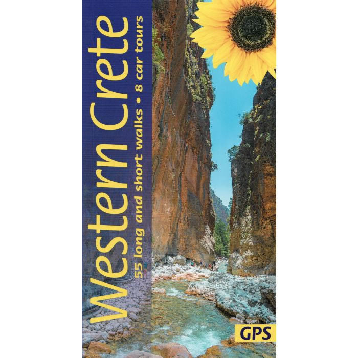 Western Crete Car Tours and Walks Guidebook by Sunflower