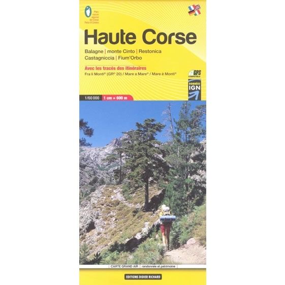 Corsica walking maps