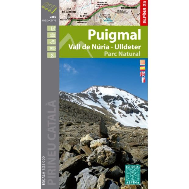 Puigmal Mountain Walking Map