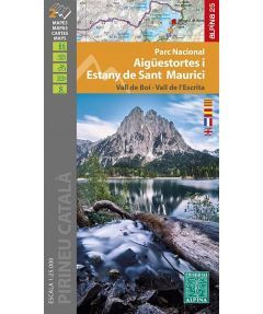 Parc Nacional d'Aiguestortes I Estany de Sant Maurici Map 
