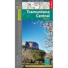 Tramuntana Central Mountain Map in Mallorca