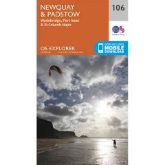 OS Explorer 106 - Newquay and Padstow Map