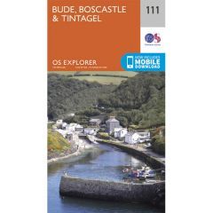 OS Explorer 111 - Bude and Boscastle Map