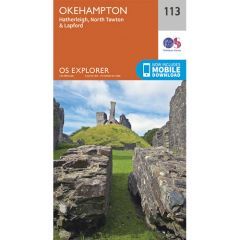 OS Explorer 113 - Okehampton and Hatherleigh Map