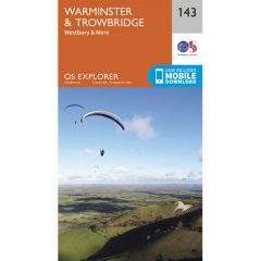 OS Explorer 143 - Warminster and Trowbridge Map