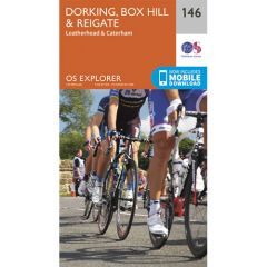 OS Explorer 146 - Dorking and Box Hill Map