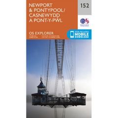 OS Explorer 152 - Newport and Pontypool Map