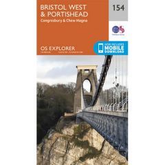 OS Explorer 154 - Bristol West and Portishead Map