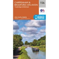OS Explorer 156 - Chippenham and Bradford-on-Avon Map