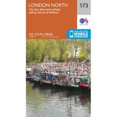 OS Explorer 173 - London North Map