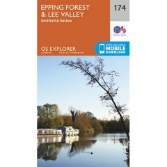 OS Explorer 174 - Epping Forest and Lee Valley Map