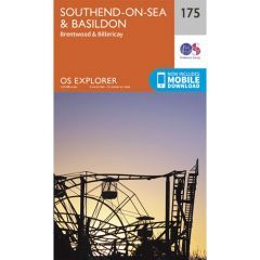 OS Explorer 175 - Southend-on-Sea and Basildon Map