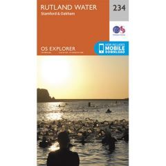 OS Explorer 234 - Rutland Water Map