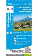 3531 ET - St-Gervais-Les-Bains/Massif du Mont Blanc Walking Map