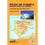 Picos de Europa Map – Western Massif