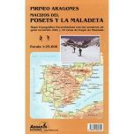 Posets and Maladeta Natural Park walking map