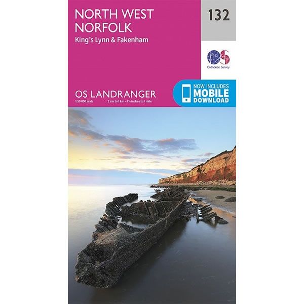 OS Landranger Map 132, North West Norfolk, King’s Lynn and Fakenham