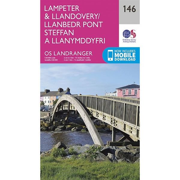 OS Landranger Map 146, Lampeter and Llandovery