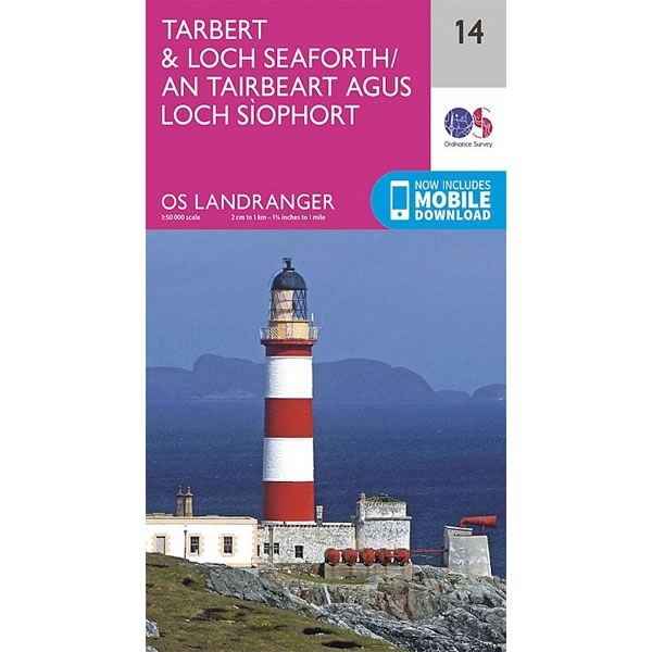 OS Landranger Map 14, Tarbert and Loch Seaforth