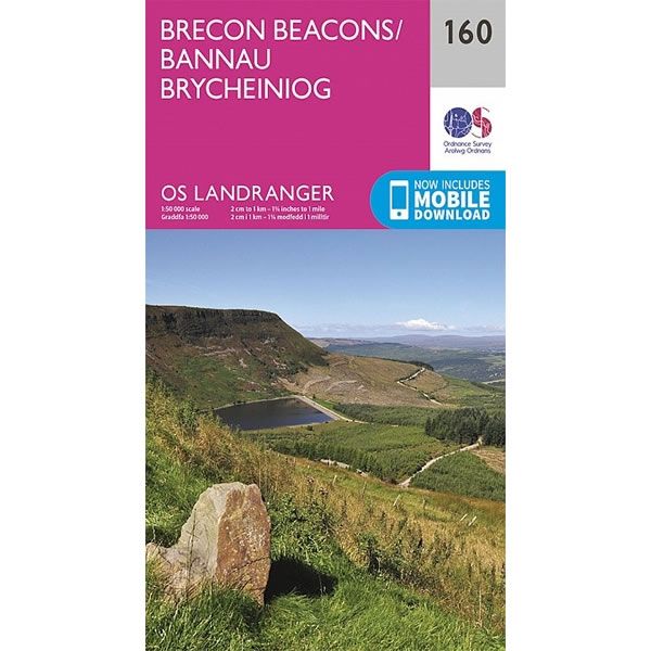 OS Landranger Map 160, Brecon Beacons