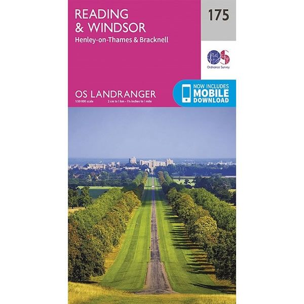 OS Landranger Map 175, Reading, Windsor, Henley-on-Thames and Bracknell