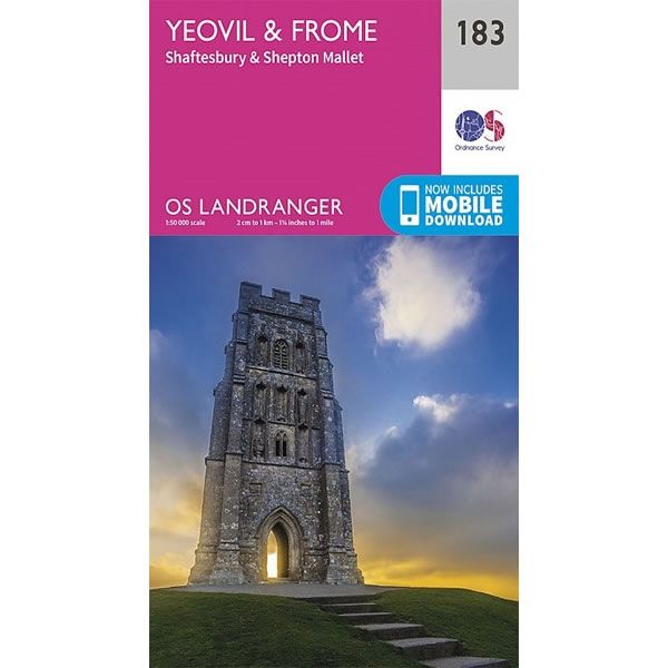 OS Landranger Map 183, Yeovil and Frome