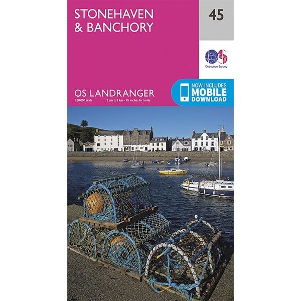 OS Landranger Map 45, Stonehaven and Banchory