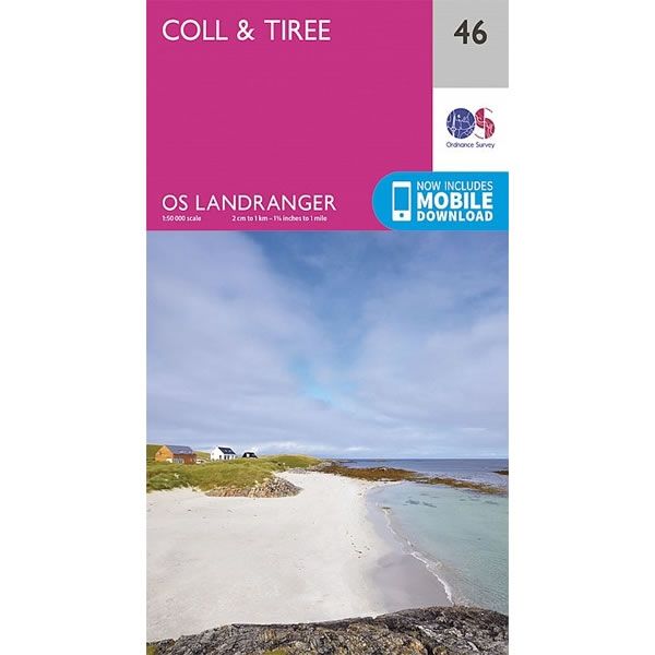 OS Landranger Map 46, Coll and Tiree