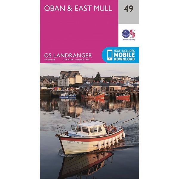 OS Landranger Map 49, Oban and East Mull