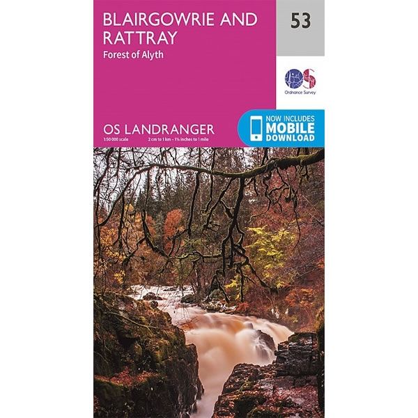 OS Landranger Map 53, Blairgowrie and Forest of Alyth