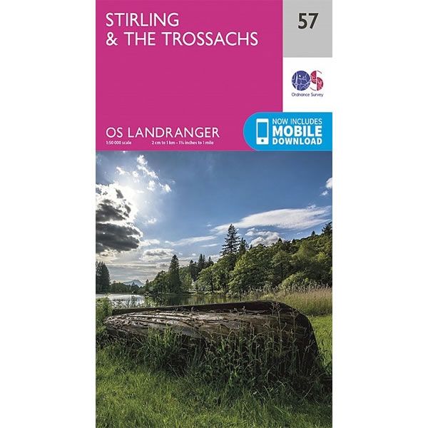 OS Landranger Map 57, Stirling and The Trossachs