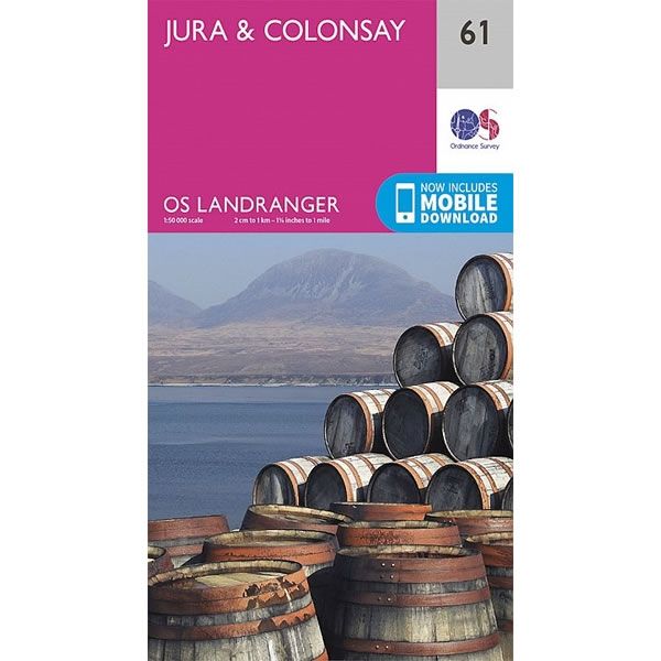 OS Landranger Map 61, Jura and Colonsay