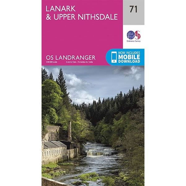 OS Landranger Map 71, Lanark and Upper Nithsdale