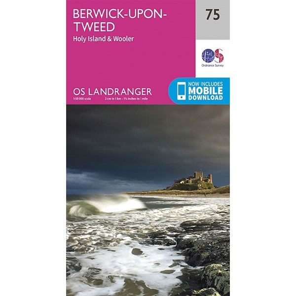 OS Landranger Map 75, Berwick-upon-Tweed