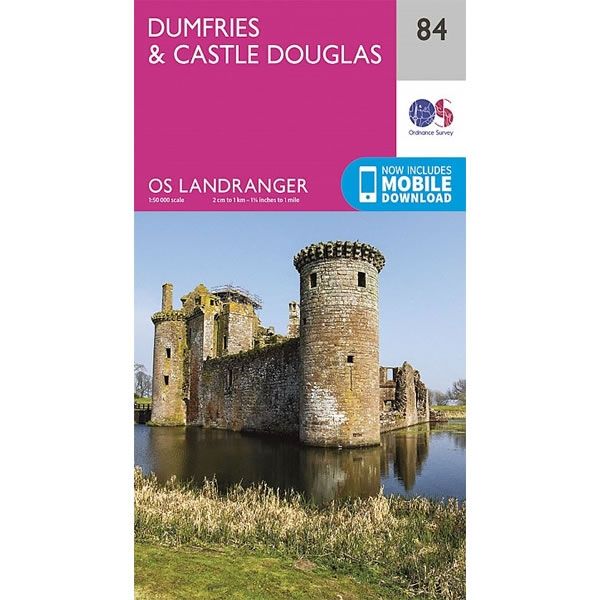 OS Landranger Map 84, Dumfries and Castle Douglas