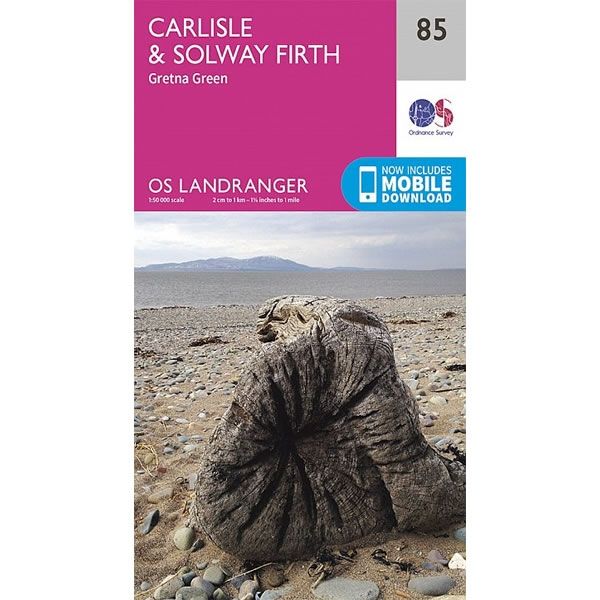 OS Landranger Map 85, Carlisle and Solway Firth, Gretna Green