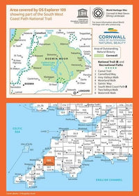 OS Explorer Map 109 - Bodmin Moor - overview