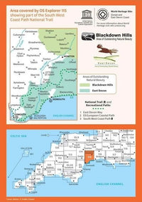 OS Explorer Map 115 - Exmouth and Sidmouth - overview