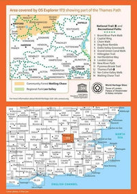 OS Explorer Map 173 - London North - overview