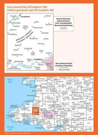 OS Explorer Map 188 - Builth Wells - overview