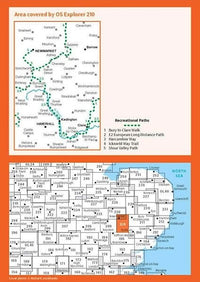 OS Explorer Map 210 - Newmarket and Haverhill - overview