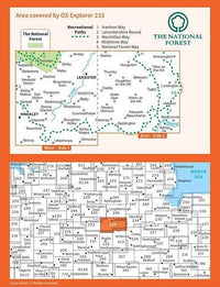 OS Explorer Map 233 - Leicester and Hinckley - overview