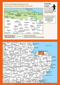 OS Explorer Map 251 - Norfolk Coast Central - overview