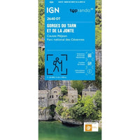 2640 OT - Gorge du Tarn and Gorge du Jonte Walking Map