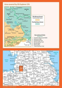 OS Explorer Map 276 - Bolton and Wigan - overview