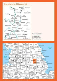 OS Explorer Map 280 - Isle of Axholme - overview